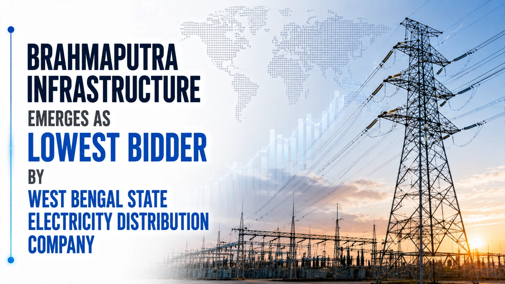 Brahmaputra Infrastructure Emerges As Lowest Bidder For Rs 78 Crore Project By West Bengal State Electricity Distribution Company; Shares Edge Down 0.50%