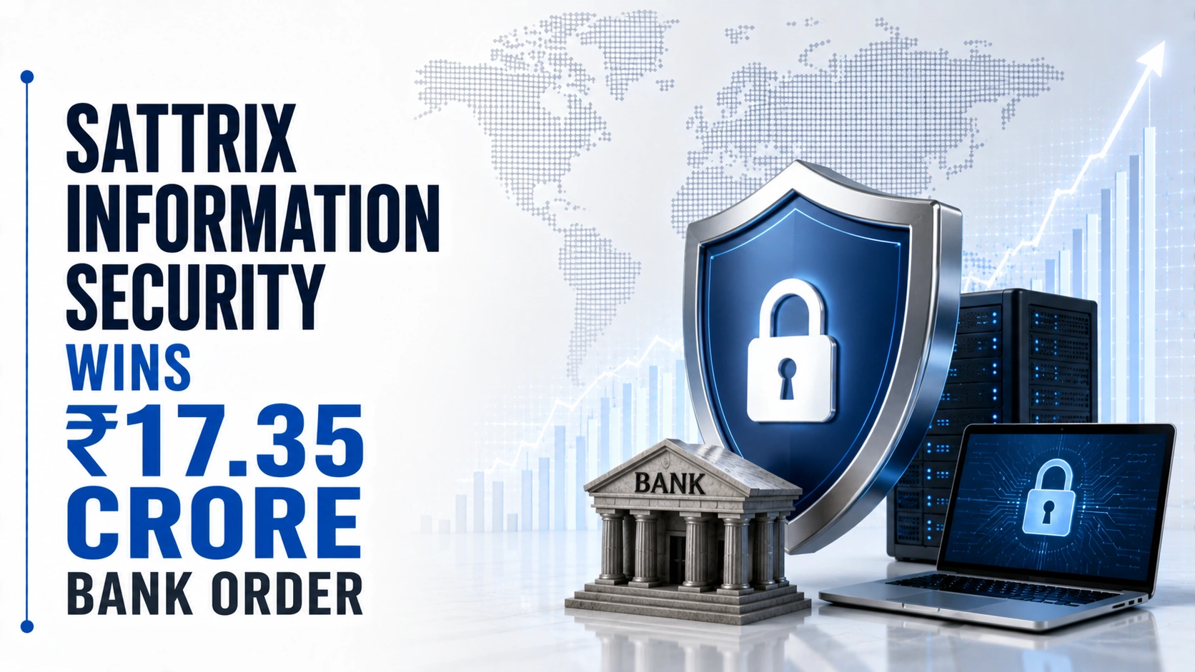 Sattrix Information Security Wins ₹17.35 Crore Bank Order; Shares Rise 5%