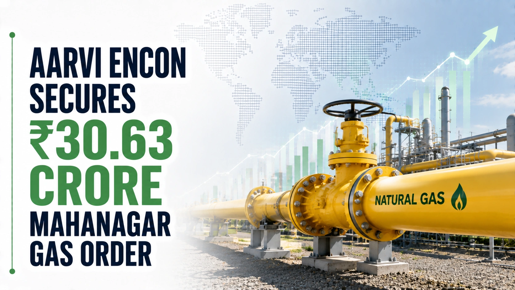 Aarvi Encon Secures ₹30.63 Crore Mahanagar Gas Order; Shares Fall 0.27%
