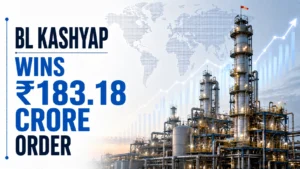 BL Kashyap Wins ₹183.18 Crore Order; Shares Rise 3.42%