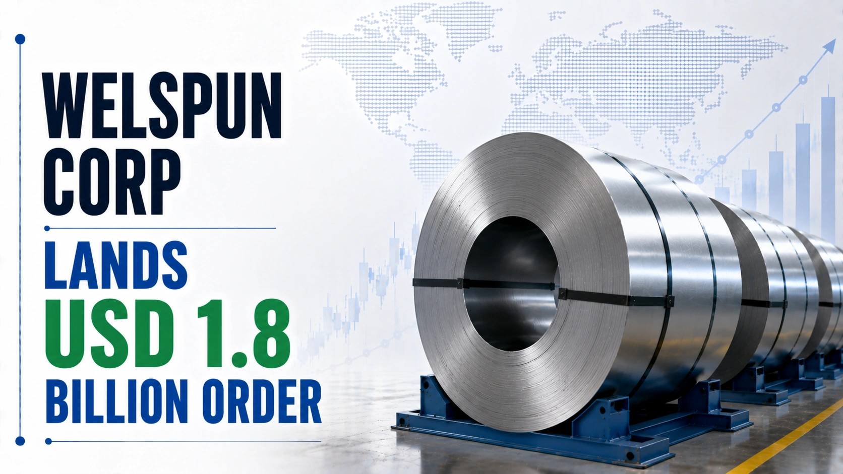 Welspun Corp Lands USD 1.8 Billion Order; Shares Jump 12.41%