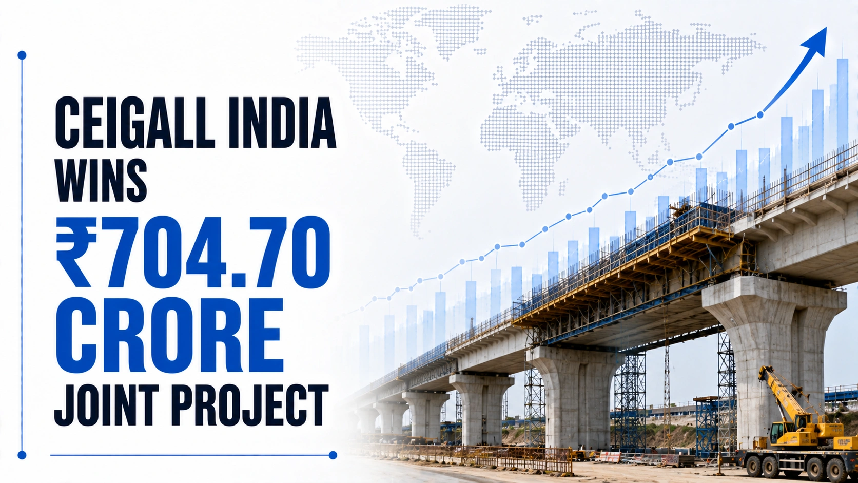 Ceigall India Wins ₹704.70 Crore Joint Project; Shares Rise 3.23%