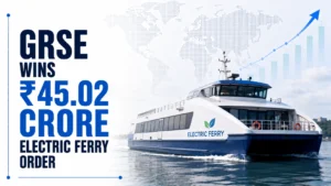 GRSE Wins ₹45.02 Crore Electric Ferry Order; Shares Fall 0.33%