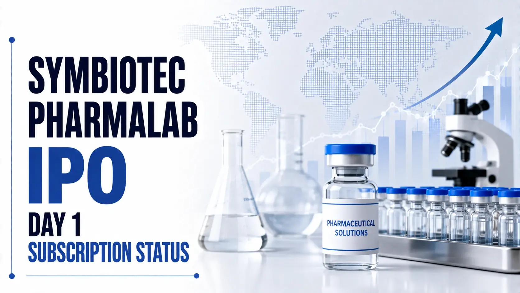 Symbiotec Pharmalab IPO Subscription Day 1: Issue Subscribed 0.85x, Retail and NII Cross 1x