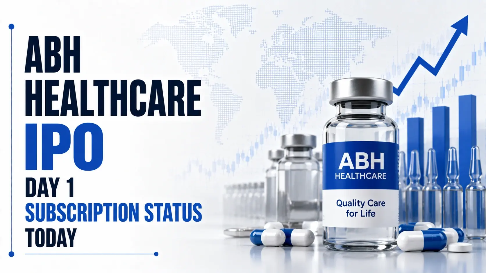 ABH Healthcare IPO Subscription Day 1: Issue Subscribed 0.35x; QIB Portion Gets 3.45x Bids