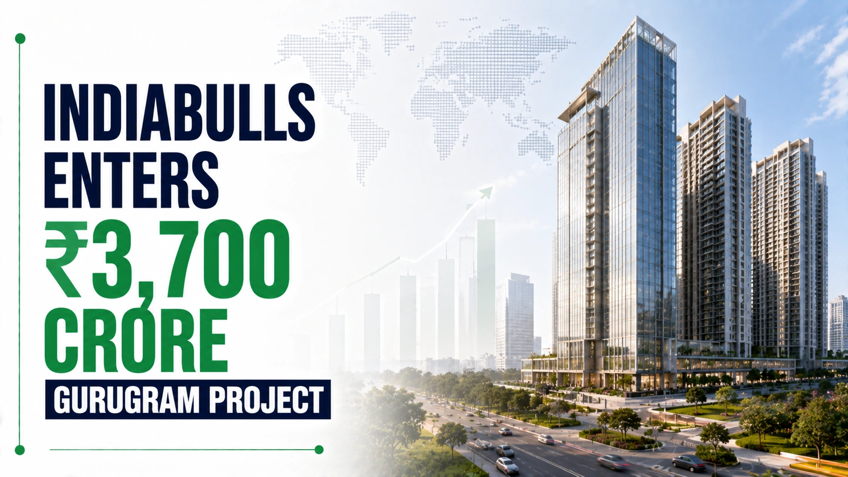 Indiabulls Enters ₹3,700 Crore Gurugram Project; Shares Fall 1.01%