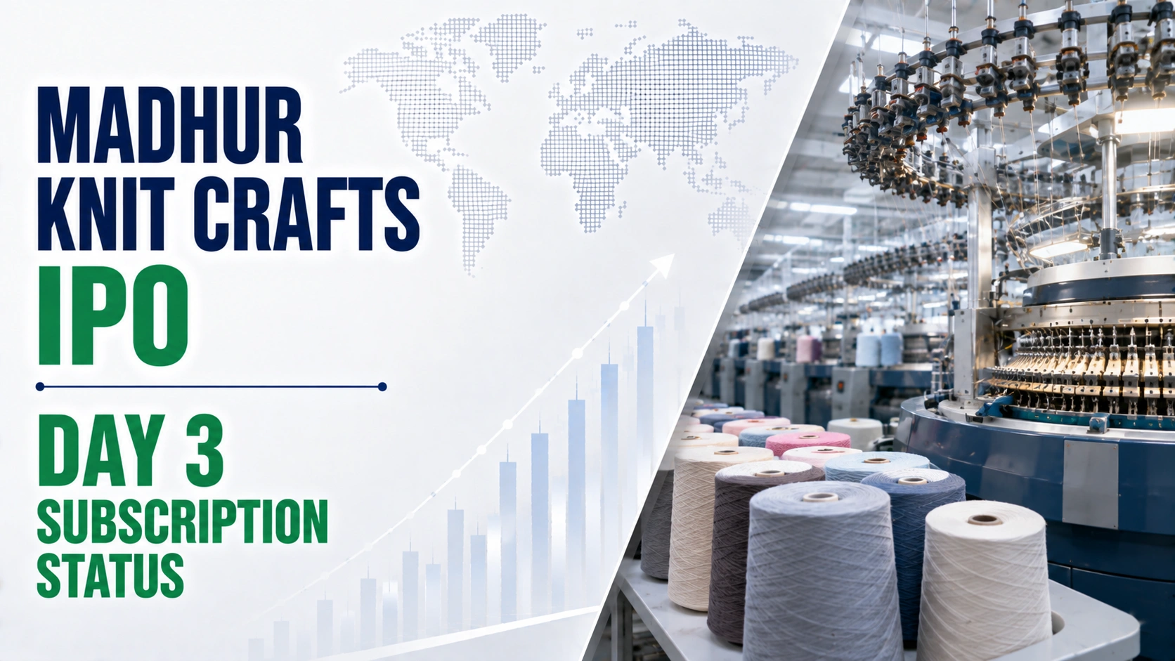 Madhur Knit Crafts IPO Day 3 Subscription Status: Issue Subscribed 0.48x, QIB Crosses 1x