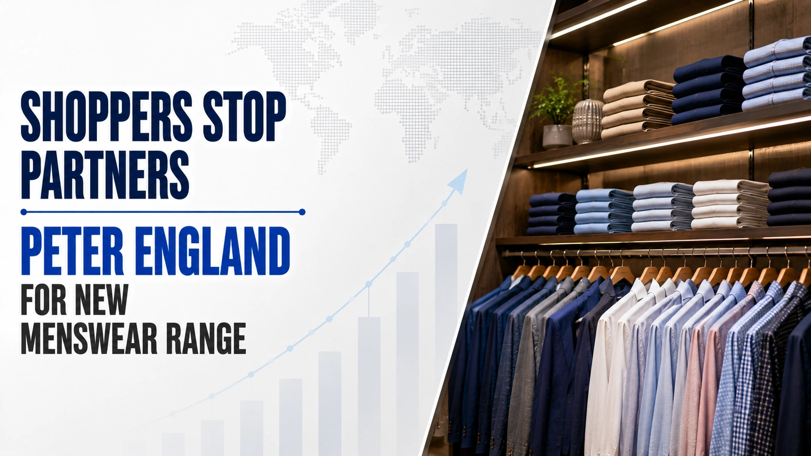 Shoppers Stop Partners Peter England For New Menswear Range; Shares Fall 1.15%