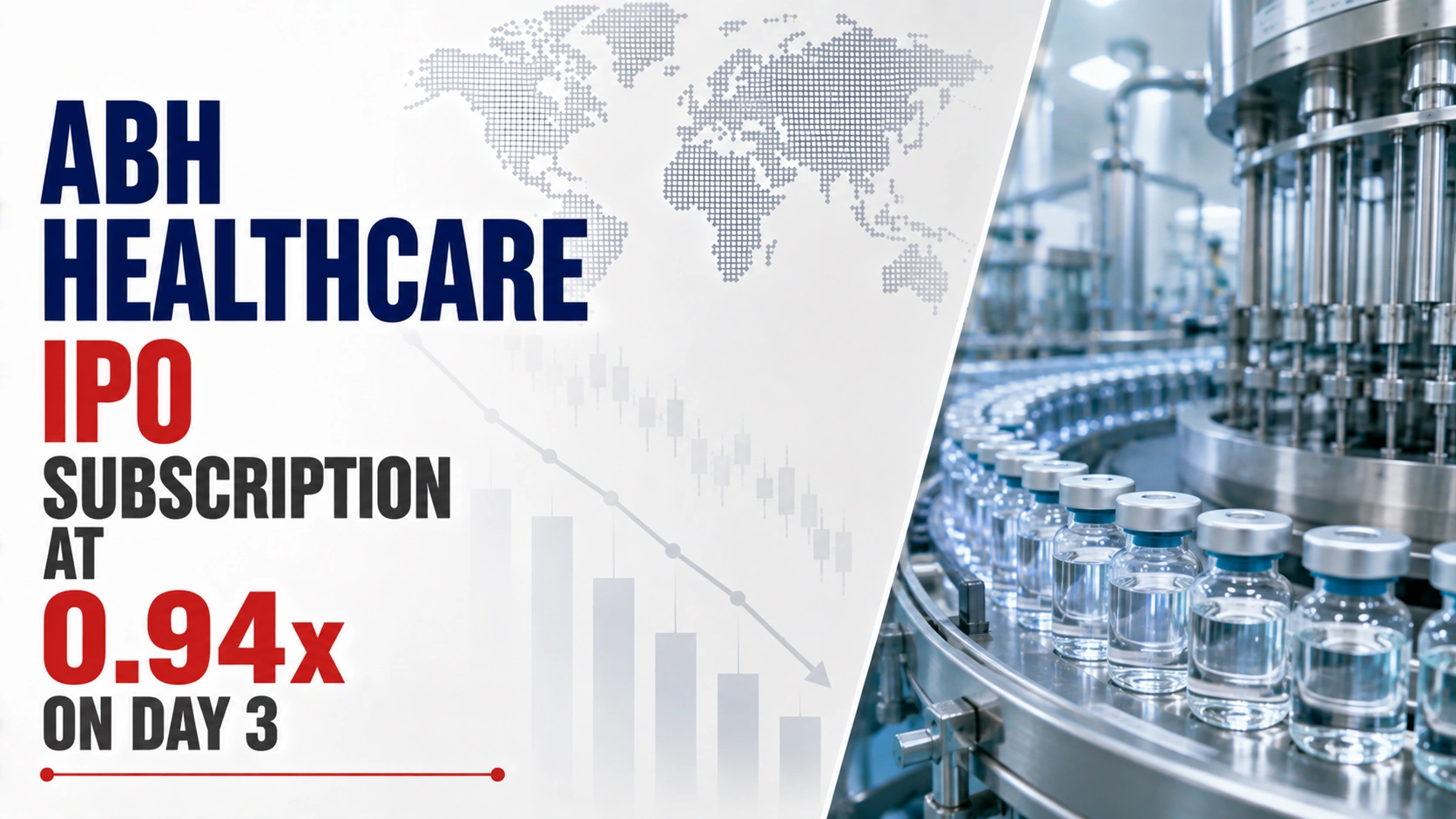 ABH Healthcare IPO Subscription at 0.94x on Day 3; QIB Subscription at 8.37x