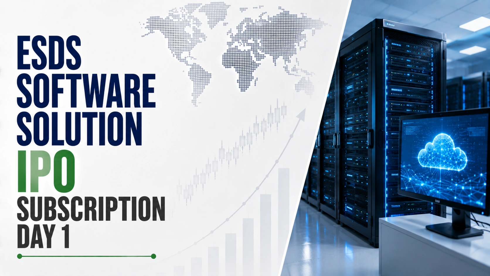 ESDS Software Solution IPO Subscription Day 1: Issue Subscribed 0.12 Times