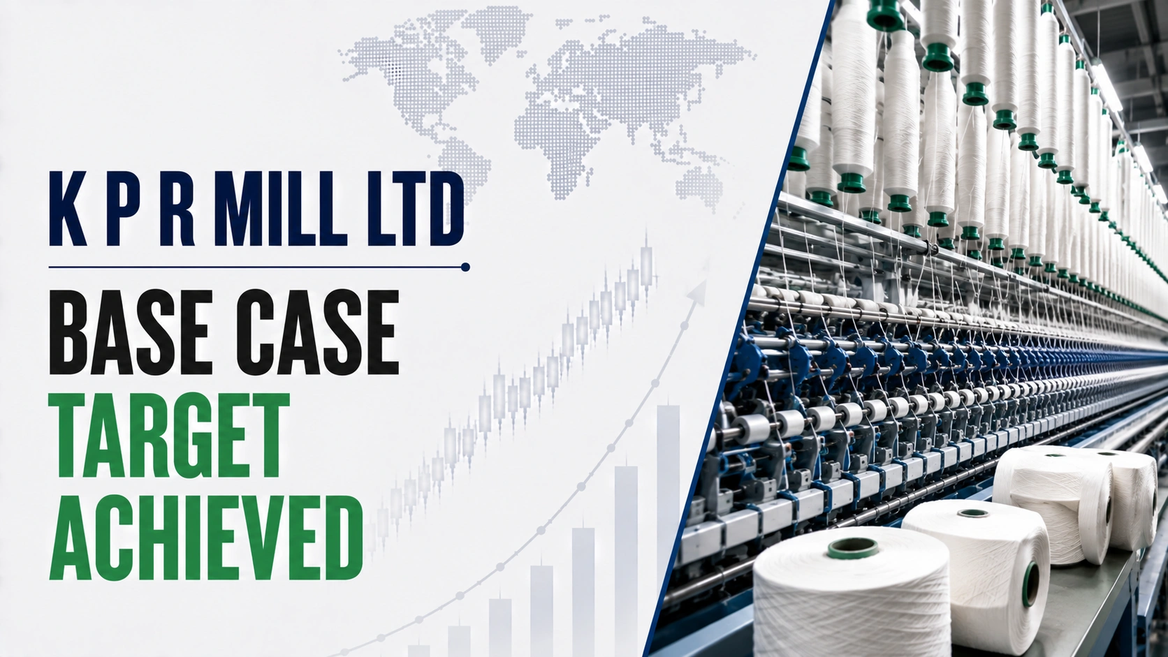 K P R Mill Ltd - Base Case Target Achieved