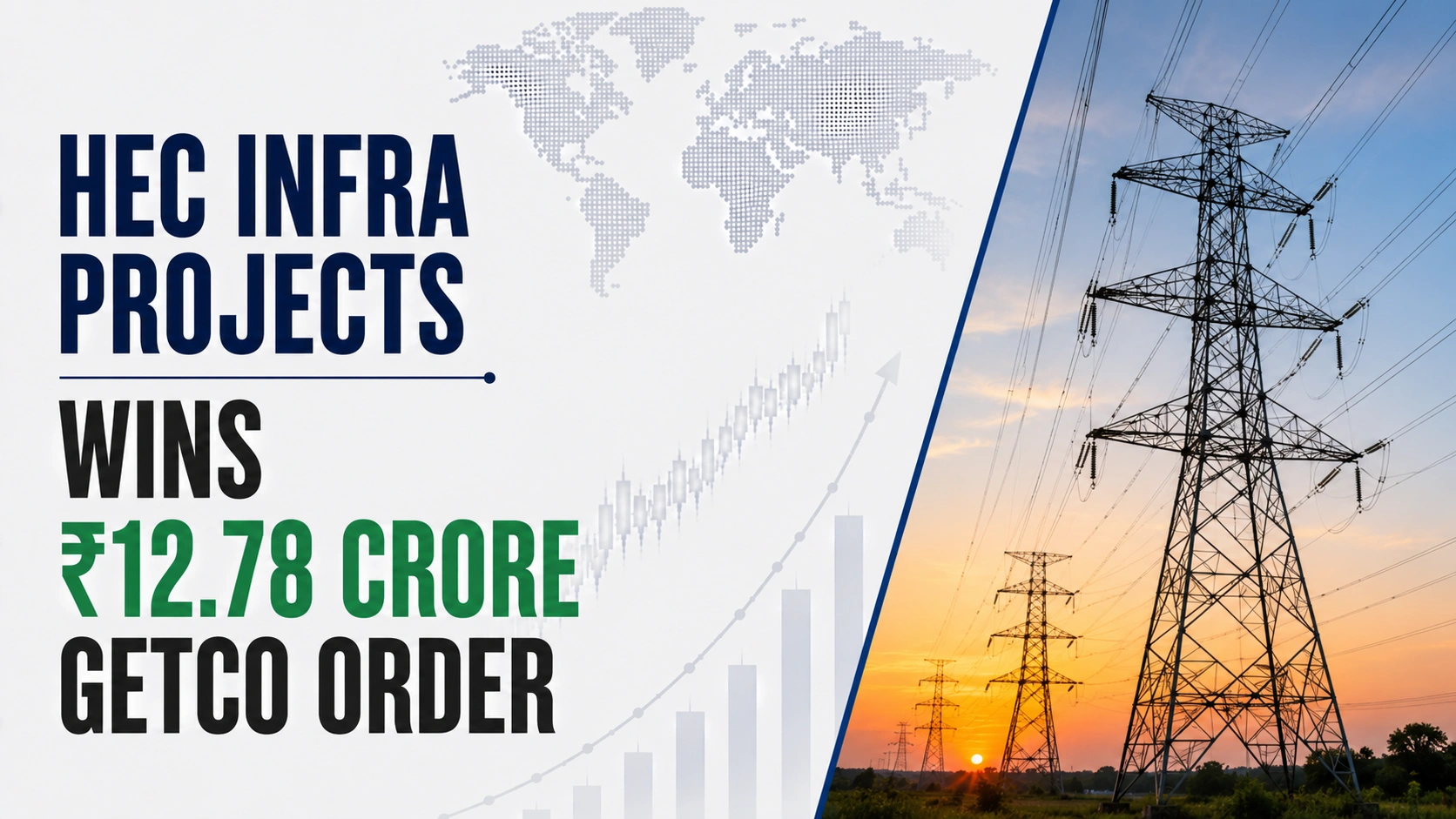 HEC Infra Projects Wins ₹12.78 Crore GETCO Order; Shares Flat