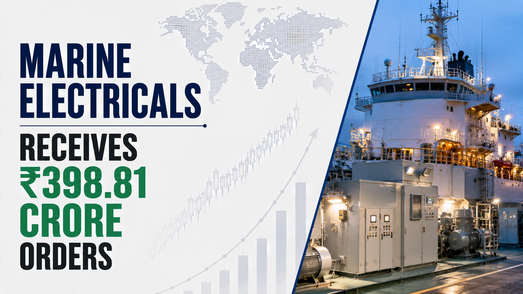 Marine Electricals Receives ₹398.81 Crore Orders