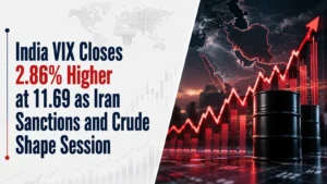 India VIX Closes 2.86% Higher at 11.69 as Iran Sanctions and Crude Shape Session