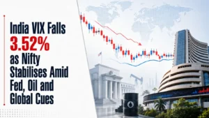 India VIX Falls 3.52% as Nifty Stabilises Amid Fed, Oil and Global Cues