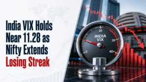 India VIX Holds Near 11.28 as Nifty Extends Losing Streak