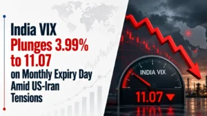 India VIX Plunges 3.99% to 11.07 on Monthly Expiry Day Amid US-Iran Tensions