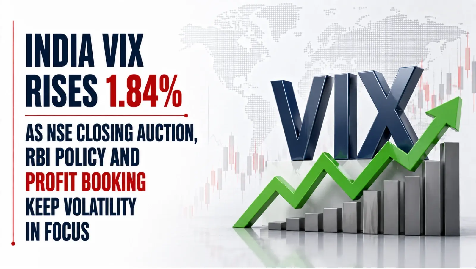 India VIX Rises 1.84% as NSE Closing Auction, RBI Policy and Profit Booking Keep Volatility in Focus 