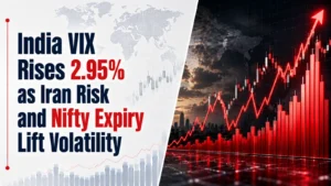 India VIX Rises 2.95% as Iran Risk and Nifty Expiry Lift Volatility