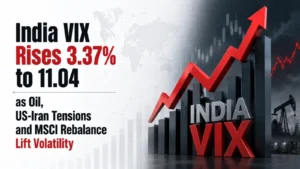 India VIX Rises 3.37% to 11.04 as Oil, US-Iran Tensions and MSCI Rebalance Lift Volatility