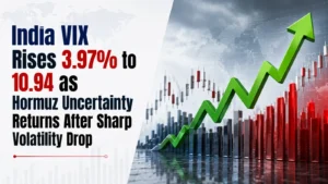 India VIX Rises 3.97% to 10.94 as Hormuz Uncertainty Returns After Sharp Volatility Drop