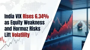 India VIX Rises 6.34% as Equity Weakness and Hormuz Risks Lift Volatility