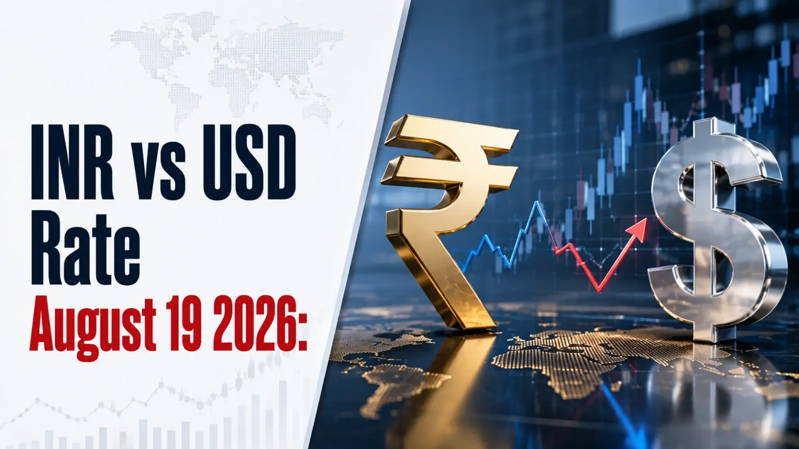 INR vs USD Rate, August 19, 2026: Rupee Falls 2 Paise To Settle at 95.76 Against US Dollar