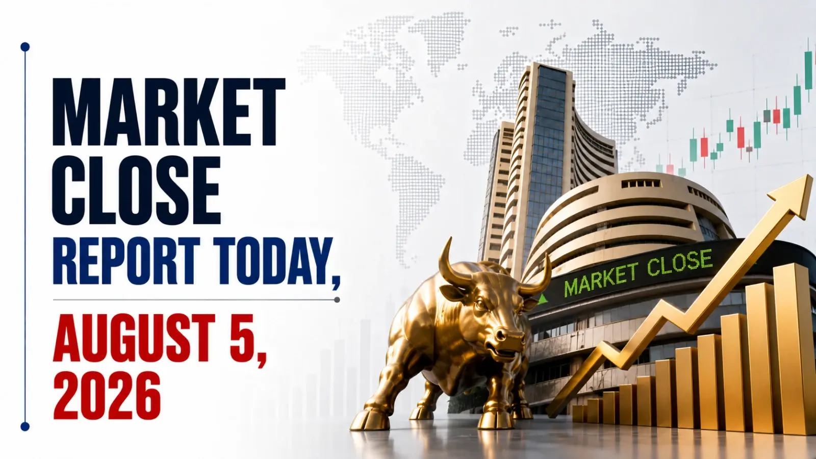 Market Close Report Today, August 5, 2026: Nifty, Sensex Tick Up Amid New Close Mechanism, RBI Pause 