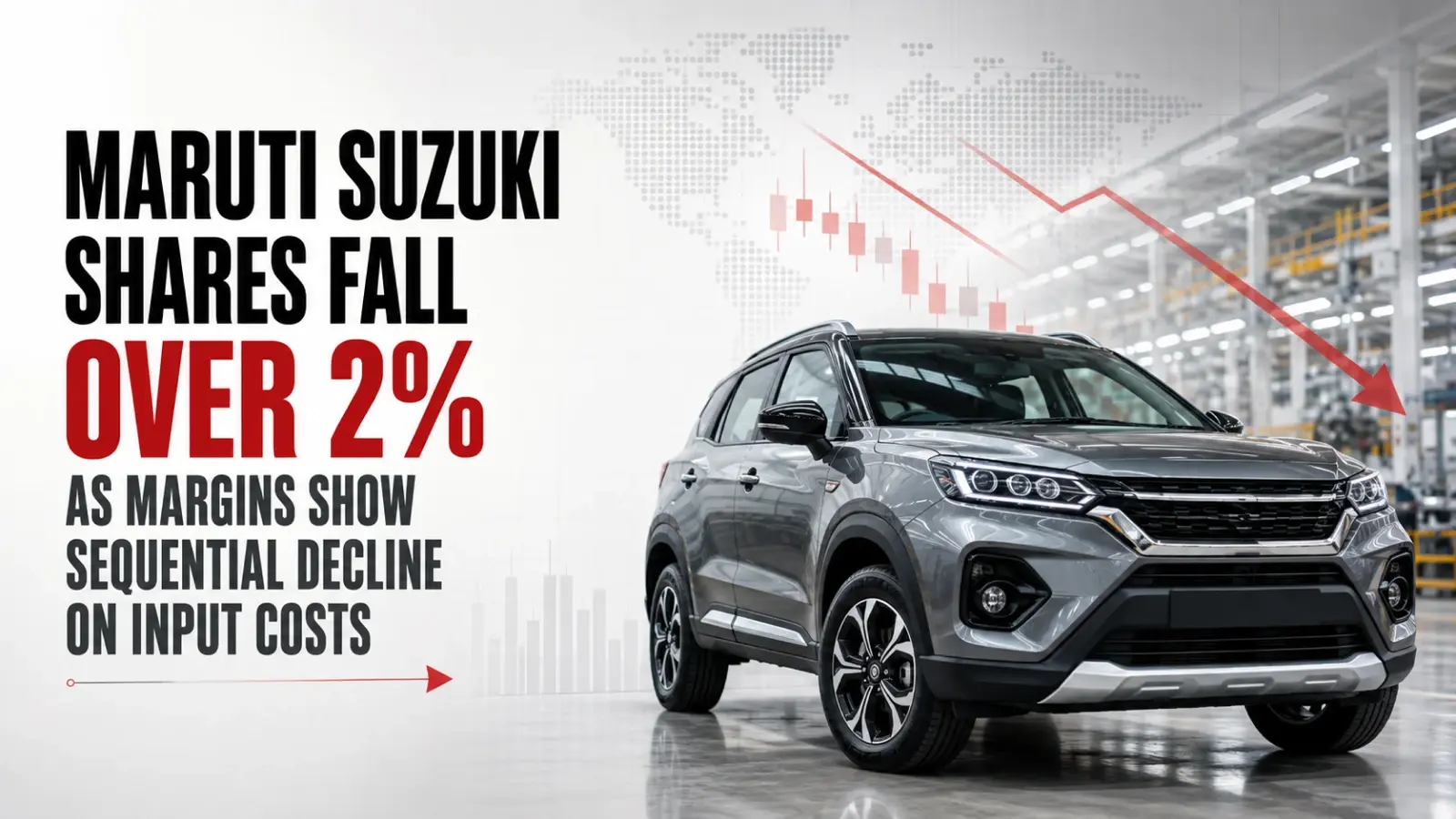 Maruti Suzuki Shares Fall Over 2% As Margins Show Sequential Decline on Input Costs  