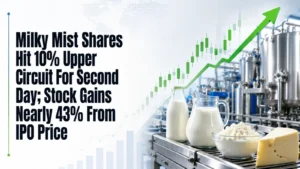 Milky Mist Shares Hit 10% Upper Circuit For Second Day; Stock Gains Nearly 43% From IPO Price