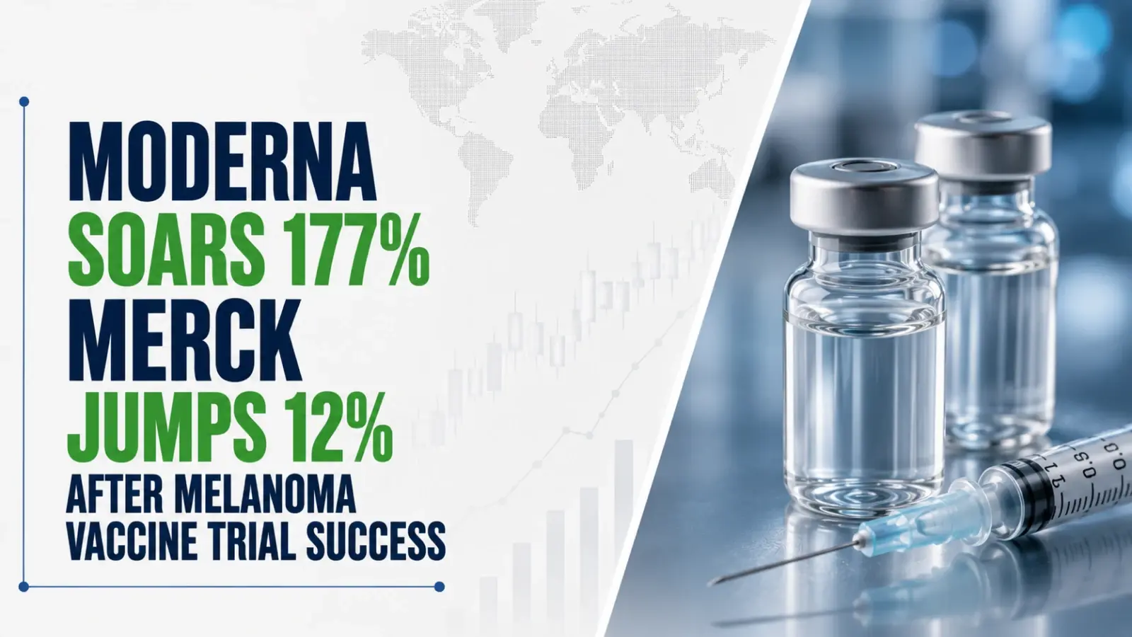 Moderna Share Soars 177%, Merck Stock Price Jumps 12% After Melanoma Vaccine Trial Success