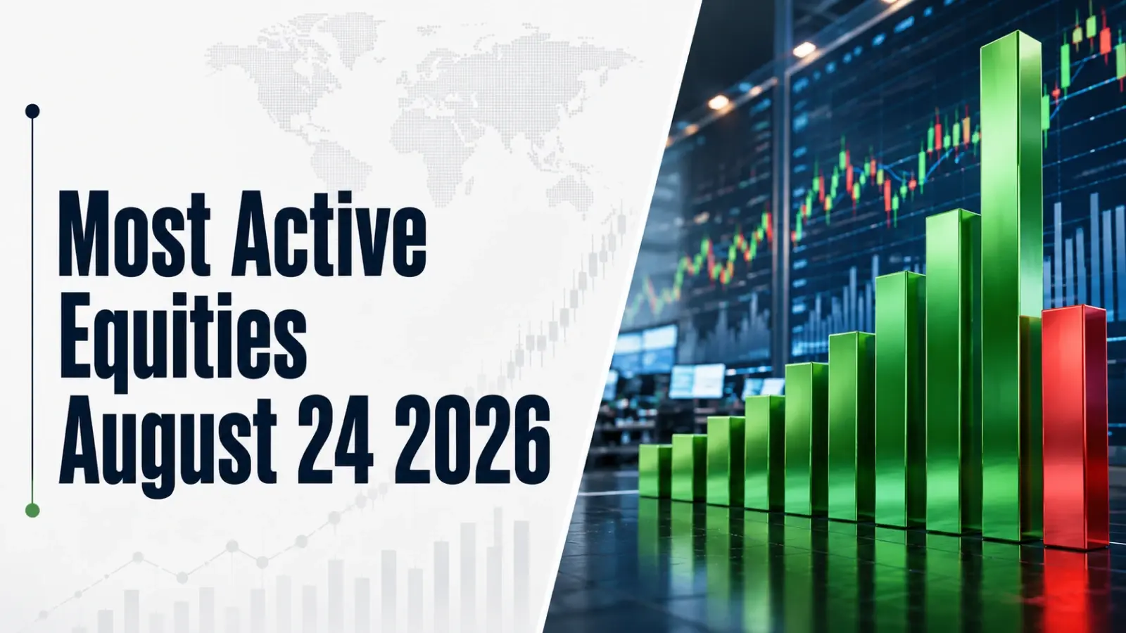 Most Active Equities, August 24, 2026 at 11:30 AM IST: PC Jeweller Leads Trading Activity