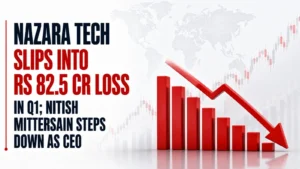 Nazara Tech Slips Into Rs 82.5 Cr Loss in Q1; Nitish Mittersain Steps Down as CEO