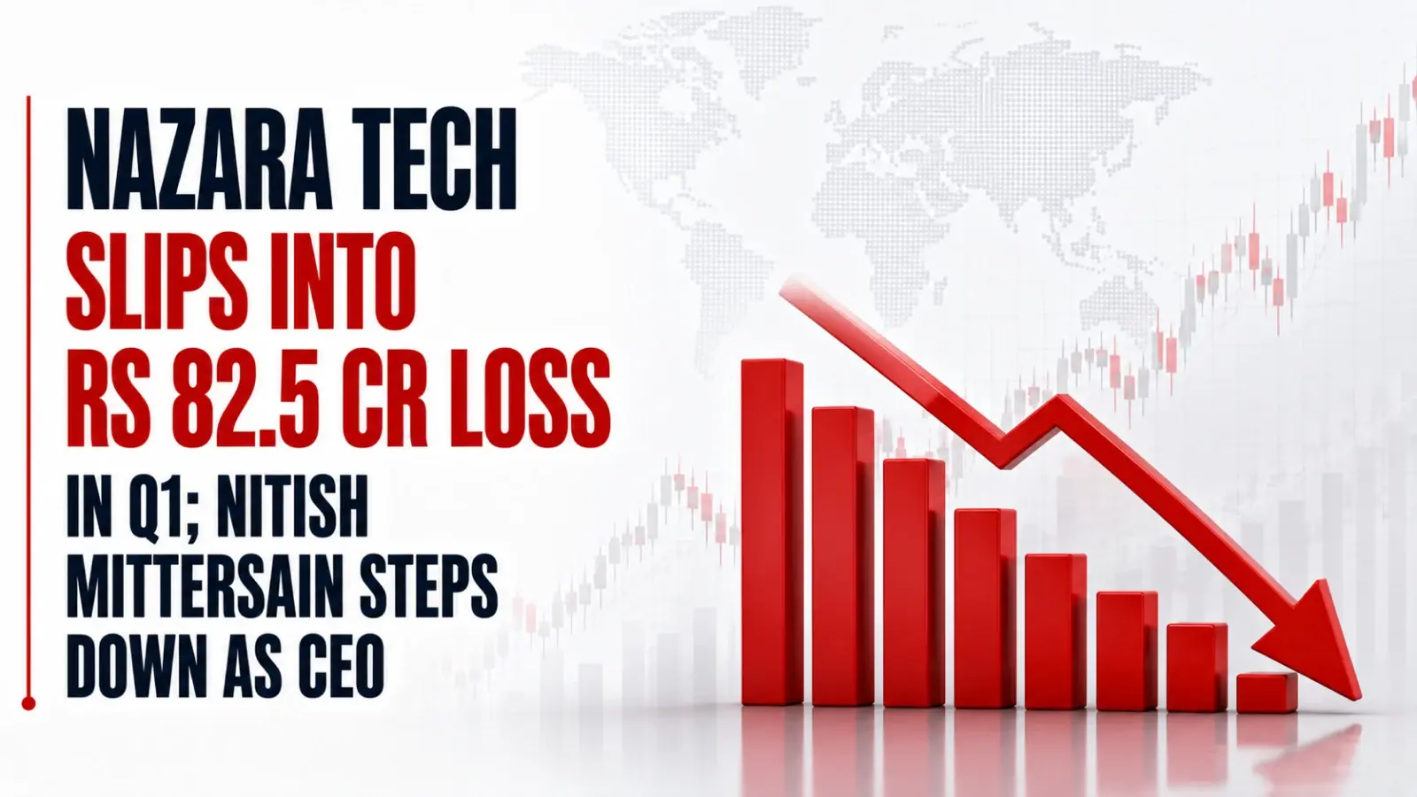 Nazara Tech Slips Into Rs 82.5 Cr Loss in Q1; Nitish Mittersain Steps Down as CEO