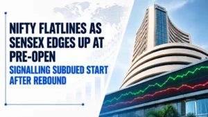 Nifty Flatlines As Sensex Edges Up At Pre-Open Signalling Subdued Start After Rebound