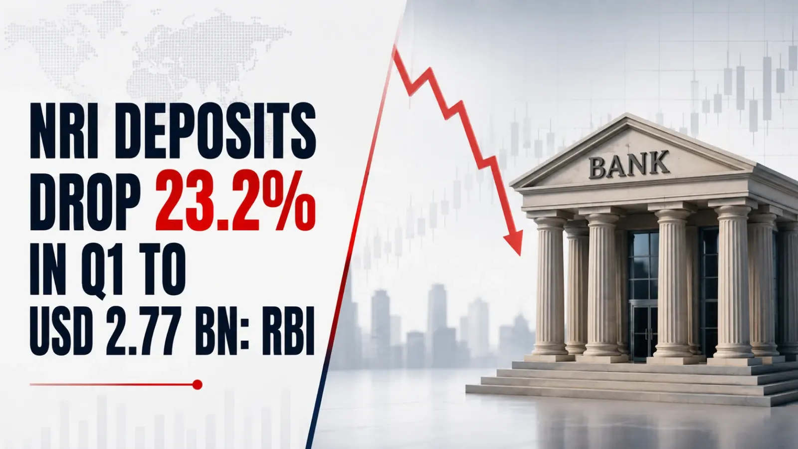 NRI Deposits Drop 23.2% in Q1 to USD 2.77 Bn: RBI