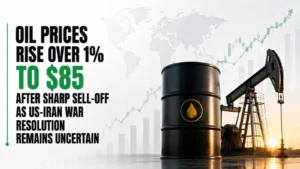 Oil Prices Rise Over 1% To $85 After Sharp Sell-Off As US-Iran War Resolution Remains Uncertain
