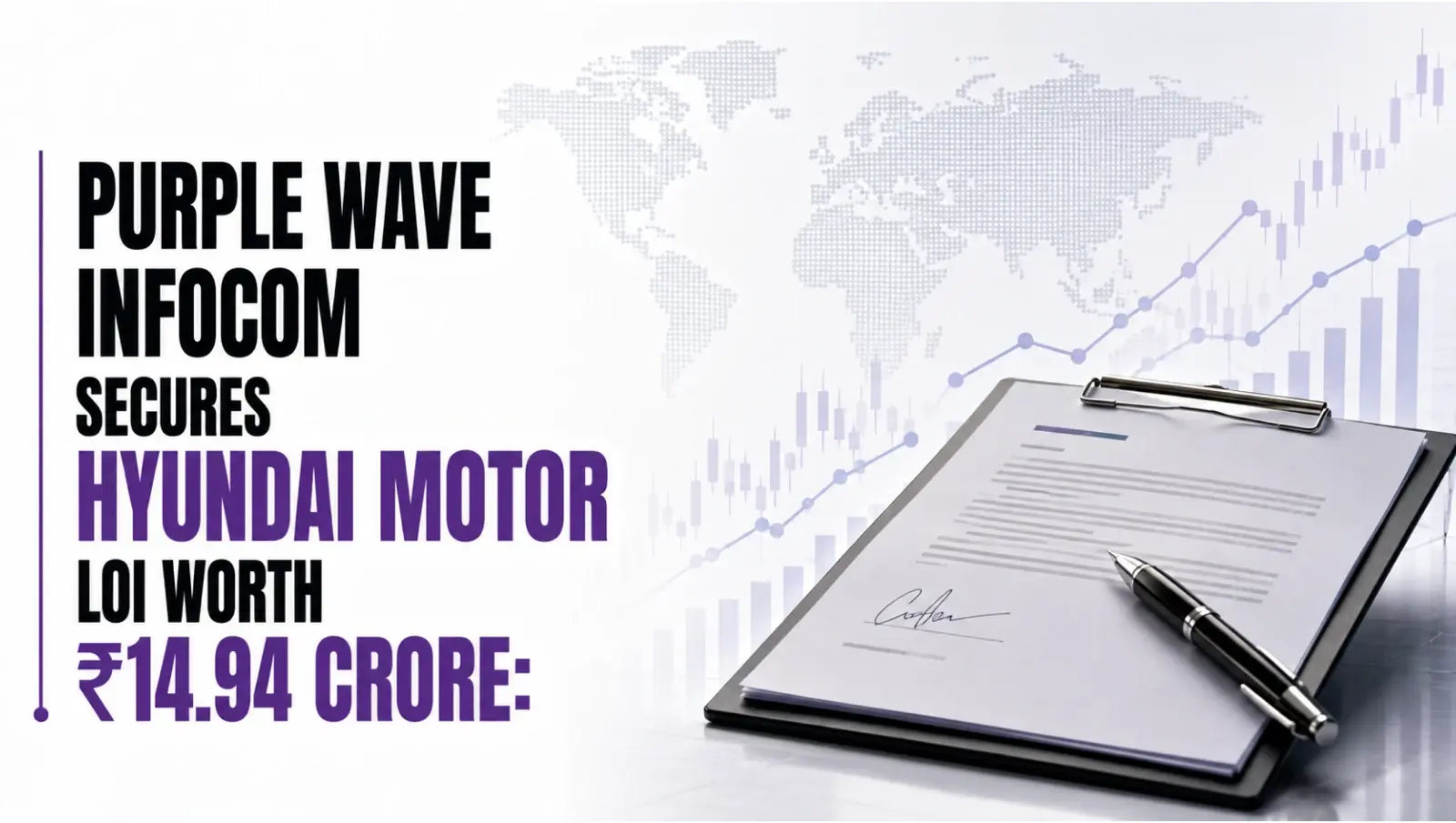 Purple Wave Infocom Secures Hyundai Motor Contract Worth ₹14.94 Crore; Shares Hit Upper Circuit