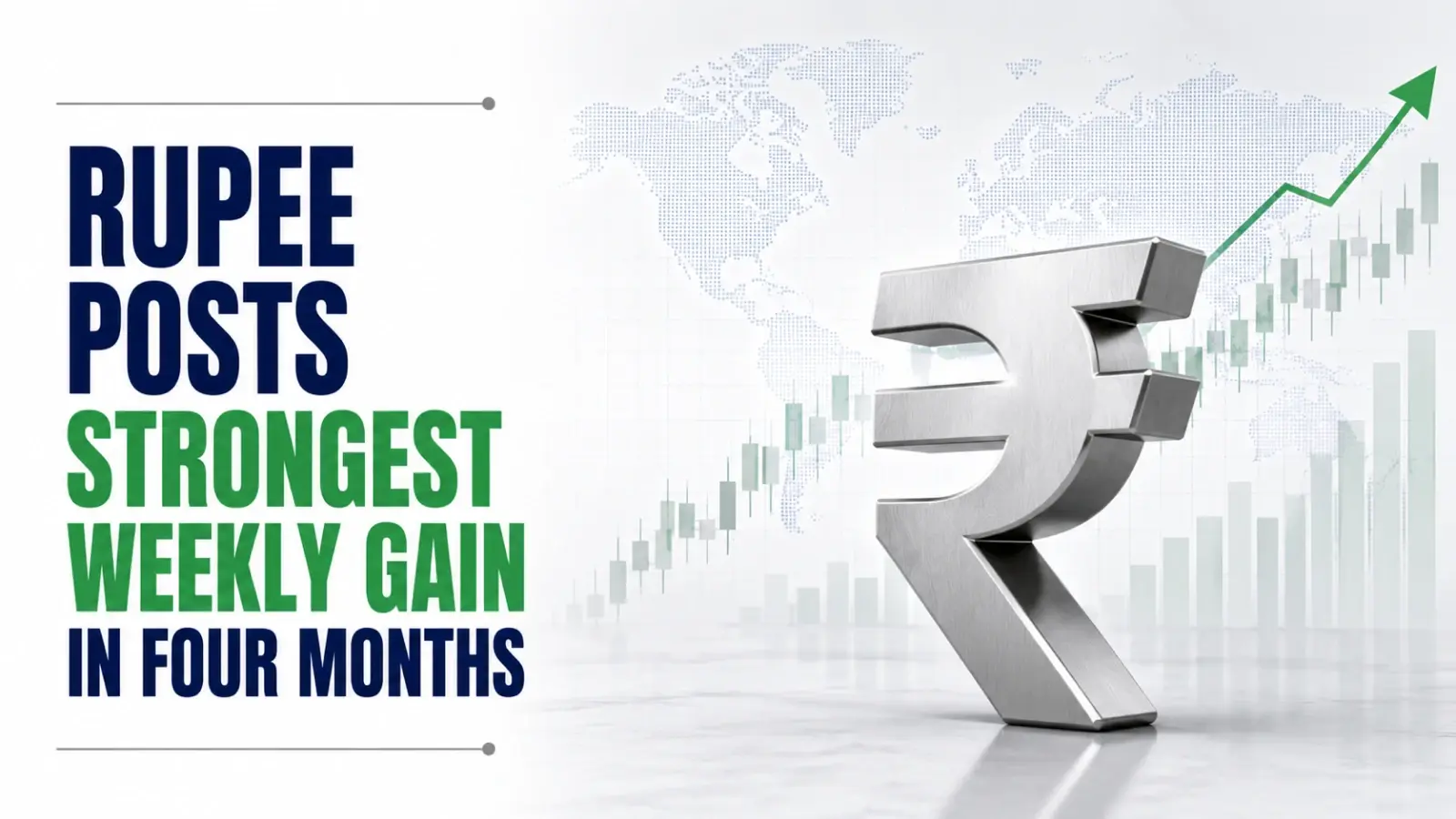 Rupee Posts Strongest Weekly Gain in Four Months; Ends at 95.38 as RBI Intervention and FPI Inflows Offset Geopolitical Jitters 