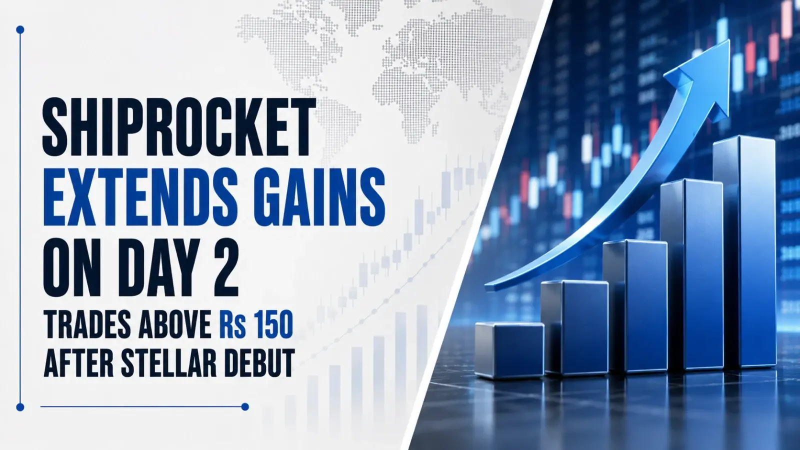 Shiprocket Extends Gains on Day 2, Trades Above Rs 150 After Stellar Debut