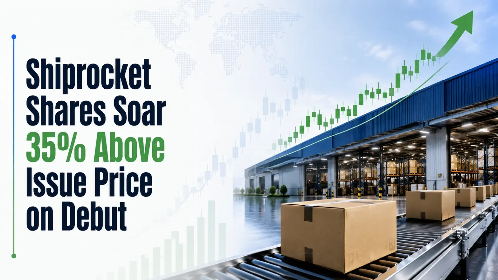 Shiprocket Shares Soar 35% Above Issue Price on Debut