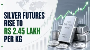 Silver Futures Rise to Rs 2.45 Lakh per Kg