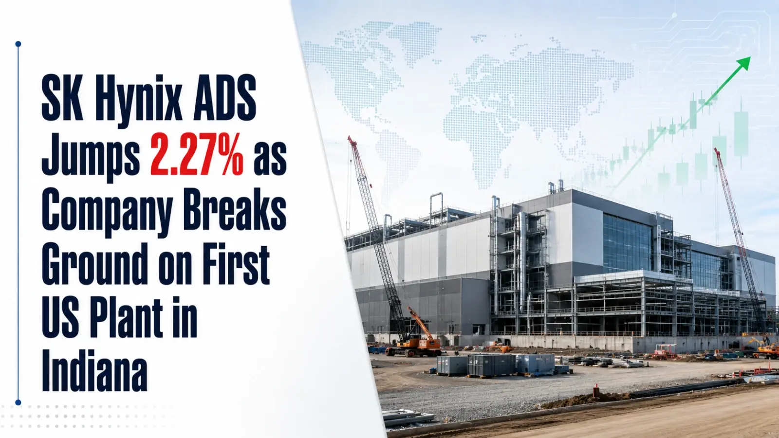 SK Hynix ADS Jumps 2.27% as Company Breaks Ground on First US Plant in Indiana