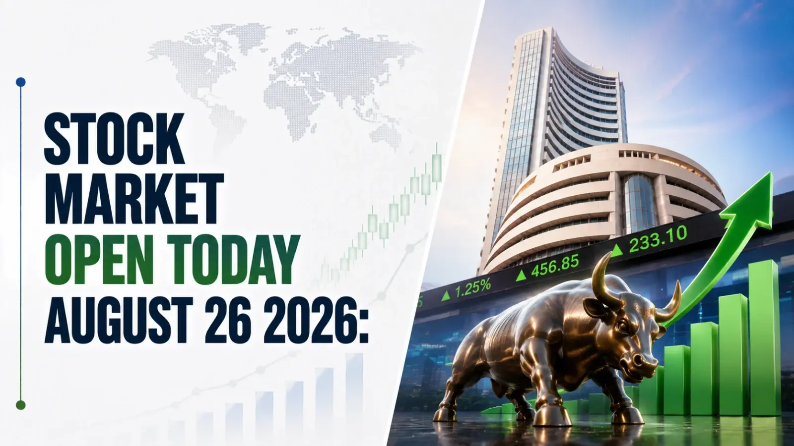Stock Market Open Today, August 26, 2026: Sensex Edges Up, Nifty Flatlines In Early Trade As Oil Eases