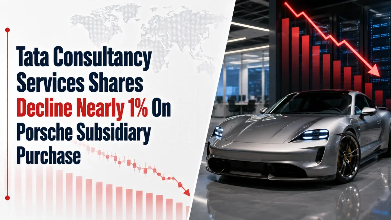 Tata Consultancy Services Shares Decline Nearly 1% On Porsche Subsidiary Purchase