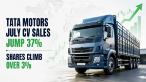 Tata Motors July Commercial Vehicle Sales Jump 37%; Shares Climb Over 3%