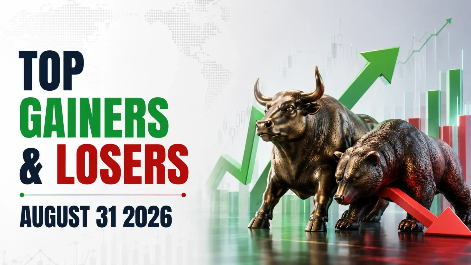 Top Gainers & Losers August 31 2026