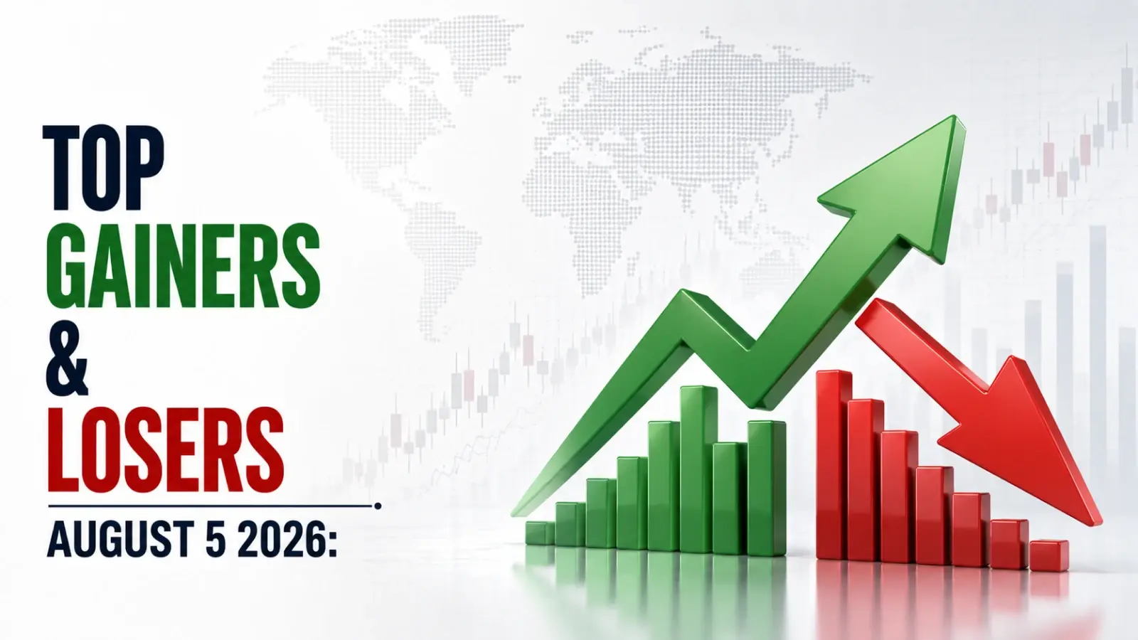 Top Gainers & Losers, August 5, 2026, 3:30 PM IST: Shriram Finance, Grasim, JSW Steel Lead; HCLTech, TCS, Apollo Hospitals Decline