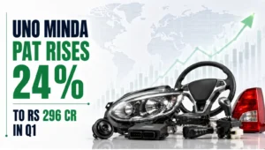 UNO Minda Pat Rises 24% to Rs 296 Cr in Q1