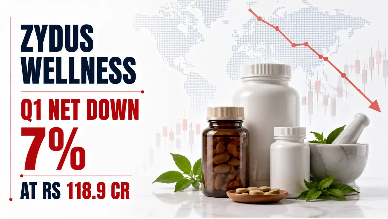 Zydus Wellness Q1 Net Down 7% at Rs 118.9 Cr